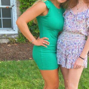 Women's Zara Ruffle Shoulder Dress